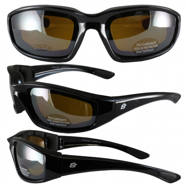 Oriole Padded Anti-Fog Moto Glasses